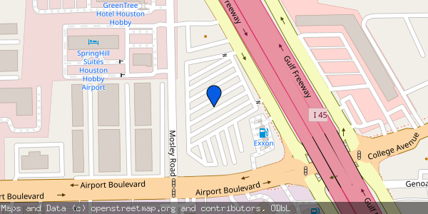 Map of Your Storage Place located at 9330 Gulf Freeway in Houston, Texas 77017