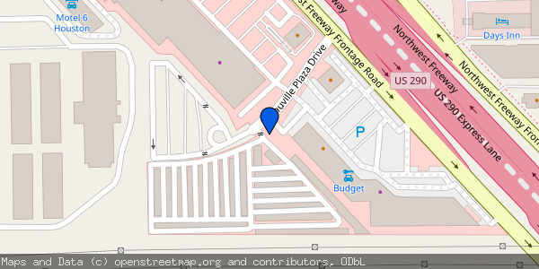 Map of Your Storage Place located at 10901 Northwest Freeway in Houston, Texas 77092